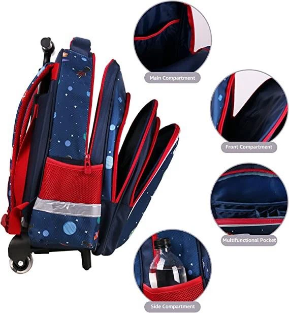 Boys Backpack Trolley Bag Lunch Bag Pencil Case SET
